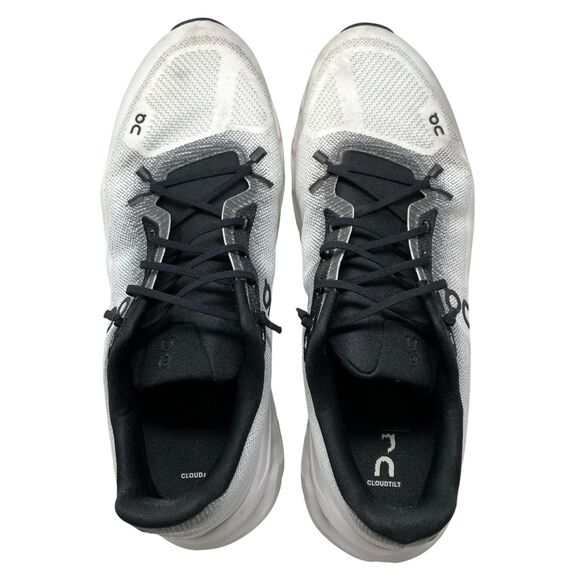On Running Sneakers Mens 12 White Cloudtilt Black Cloud 3ME10101430 Activewear - Picture 12 of 13